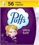 Puffs Ultra Soft Facial Tissues, 1 Cube, 56 Facial Tissues Per Box