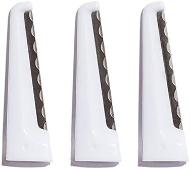 StackedSkincare   Replacement Dermaplaning Blades for Smooth, Radiant, Glowing Skin, Exfoliating Face Blades for Dermaplaning, No Brush or Scrub Needed, 3 Pack