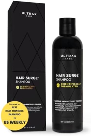 Ultrax Labs Hair Surge   Caffeine Hair Loss Hair Growth Stimulating Shampoo 8 oz
