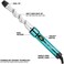 Bed Head Curlipops Clamp-Free Curling Wand Iron   For Springy Styles and Massive Shine (1 in)