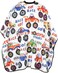 FaHaner Kids Haircut Cape + Neck Duster Brush Set Professional Barber Hairbrush and Children Dolphin Hairdresser Apron with Adjustable Snap Closure Extra Long Cape 120 100cm Perfect for Kids