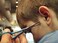 CALMING CLIPPER The Silent, Gentle Haircutting Kit for Children with Autism and Sensory Sensitivity - Right-Handed, Includes Barber Cape &amp; Safety Scissor