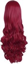 MapofBeauty 32" 80cm Long Hair Spiral Curly Cosplay Costume Wig (Dark Red)