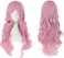 MapofBeauty (Pink) - 24 Inch/60cm Charming Synthetic Fibre Long Wavy Hair Wig Women's Party Full Wig (Pink)