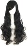 MapofBeauty 32" 80 cm Long Hair Spiral Curly Cosplay Costume Wig (Black)