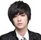 OMORFIEER Rise World Wig Cool Mens Boys Short 25cm Straight Black Hair Party Heat Resistant Cosplay Wig
