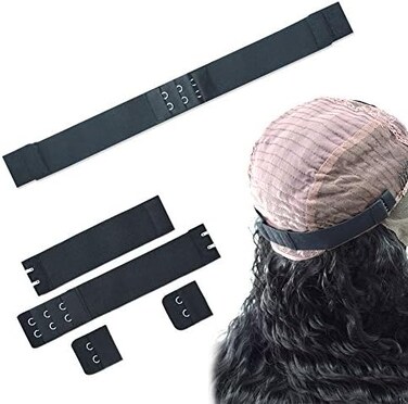 Dreamlover Elastic Band for Wigs, Adjustable Wig Elastic Band, 4 Sets