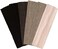 Kenz Laurenz Cotton Headbands 6 Pack Stretch Elastic Yoga Soft and Stretchy Sports Fashion Headband for Teens Women Girls (6 pc 2" Cotton Headbands-Black Ombre)