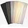 Kenz Laurenz Cotton Headbands 6 Pack Stretch Elastic Yoga Soft and Stretchy Sports Fashion Headband for Teens Women Girls (6 pc 2" Cotton Headbands-Black Ombre)