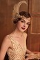BABEYOND Peacock Feather Headband Flapper Hairband Vintage 1920s Great Gatsby Headband for Fancy Dress Party Art Deco Accessories Awesome Crystal
