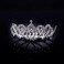 Bseash Mini 2.56 inchs Rhinestone Tiara Comb Crown for Girls Wedding Bride Prom Birthday Pegeant Prinecess Party