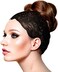 ShariRose Black Lace Headband for Women Hair Accessories For Women Stretch Lace Vintage Floral Headband Makeup Headband Hairbands Handmade Quality Hairbands (Black lacey floral)
