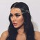Aukmla Gold Sequins Head Chain Jewelry Festival Halloween Prom Costume Hair Accessories Fashion Headbands Headpieces for Women and Girls, 20.5 Inch (Pack of 1), Metal