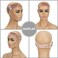 gexworldwide GEX Wig Grip Band Adjustable Velvet Non-Slip Breathable Head Band to Keep Wig Secured and Prevent Headaches (Tan)