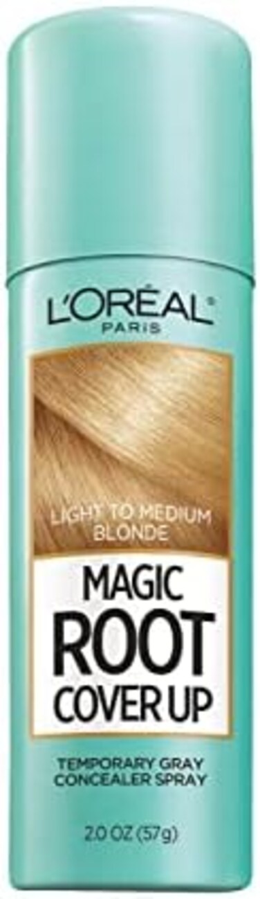 LOreal Professional L&rsquo;Or&eacute;al Paris LOreal Professional Magic Root Cover Up Temporary Grey Concealer Spray Hair Colour, Light To Medium Blonde, 57 gm