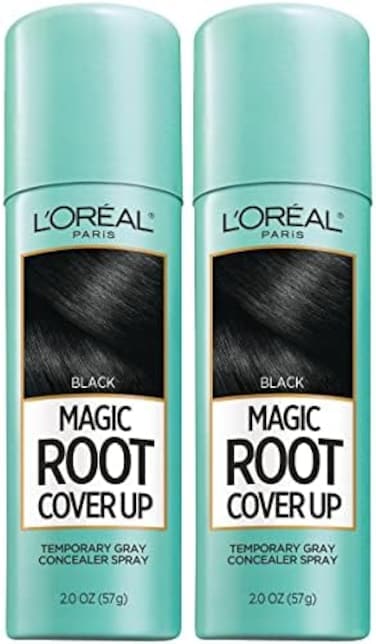 L&rsquo;Or&eacute;al Paris L'Oreal Hair Color Root Cover Up Hair Dye Black 2 Ounce (Pack of 2) (Packaging May Vary)