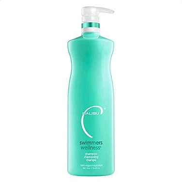 Malibu C Swimmers Wellness Shampoo Moisturizing Conditioner for Swimmers Strengthening Proteins Help Prevent Brittle and Dry Hair from Swimming, 33.8oz