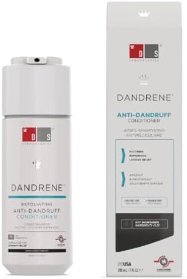 DS Laboratories Dandrene Dandruff Conditioner &ndash; Dry Scalp Treatment Conditioner, Seborrheic Dermatitis Conditioner, Conditioner for Itchy Scalp for Men and Women (205ml)