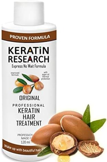 Keratin Research Complex Brazilian Blowout Hair Treatment 120ml Professional Results Straightens and.