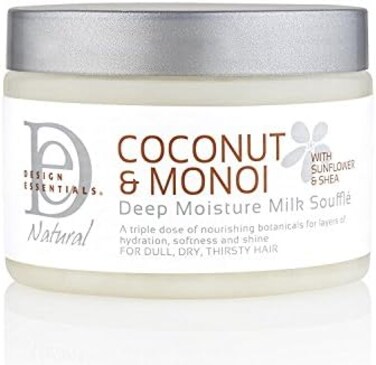 Design Essentials Deep Moisture Milk Souffle, Coconut &amp; Monoi Collection, 12 Ounce