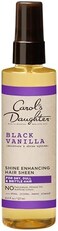 Carol's Daughter Black Vanilla Hair Sheen for Curly, Wavy or Natural Hair, Hair Shine Spray and Moisturizer For Dry, Dull or Brittle Hair, 4.3Fl Oz