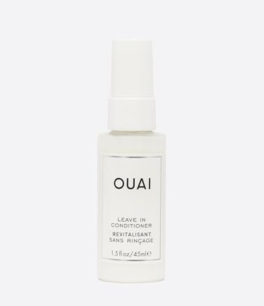 OUAI Leave In Conditioner &amp; Heat Protectant Spray - Prime Hair for Style, Smooth Flyaways, Add Shine and Use as Detangling Spray - No Parabens, Sulfates or Phthalates (1.5 oz)