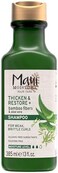 Maui Moisture Thicken &amp; Restore + Bamboo Fiber Sulfate Free Shampoo, 13 Ounce, Helps Soften Treated, Natural, or Transitioning Hair, Helps Renew Brittle, Dry Hair