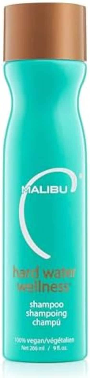 Malibu C Hard Water Wellness Hydrating Shampoo Protects Hair from Hard Water Elements and Removes Build Up Sulfate-Free Shampoo for Hair Vibrancy, 9oz
