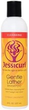 Jessicurl Gentle Lather Shampoo, Citrus Lavender, 8 Fl oz. Cleansing Shampoo for Curly Hair Women, Vegan, Sulfate Free Shampoo