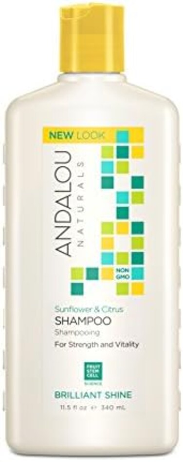 Andalou Naturals Sunflower and Citrus Brilliant Shine Shampoo, 11.5 Ounce