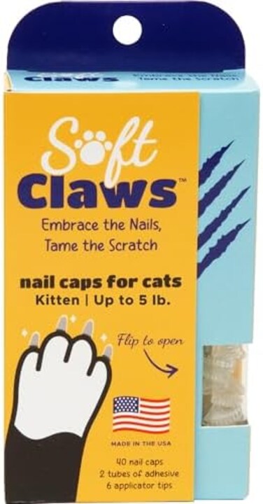 Soft Claws Feline Nail Caps Kitten Clear