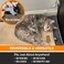 K&amp;H PET PRODUCTS Heated Thermo-Kitty Mat, Indoor Heated Cat Bed, Pet Heat Pad for Indoor Cats and Small Dogs, Cat Heating Pad, Electric Thermal Warming Cat Bed Mat, Mocha/Tan 12.5 X 25 Inches
