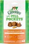 Greenies FELINE PILL POCKETS Treats for Cats Chicken Flavor - 1.6 oz. 45 Treats