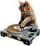 SUCK UK Kratz-Plattenspieler aus Pappe f&uuml;r Katzen   Katzenspielzeug   DJ Mixer   Kratzbaum   Kratzbrett   Kratzmatte   Kratzspielzeug   Katze  Kratzpappe   Katzenm&ouml;bel   Kratzpad   Wellpappe