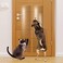 واقي باب من الخدوش، يحمي بابك واثاثك وجدارك مع غطاء باب شفاف عالي التحمل مقاوم للخدش، واقي باب كبير من الفينيل لخدش الكلاب