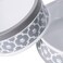 Bone Dry Lattice Collection Pet Bowl &amp; Canister, Medium Set, 6X2", Gray, 2 Piece