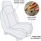 Kurgo Rover Bucket Seat Cover for Dogs, Dog Front Seat Cover, Pet Seat Protector, Car Seat Cover for Pets, Full Coverage, Charcoal