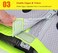 SGODA Dog Cooling Vest Harness Cooler Jacket Grey Green Medium