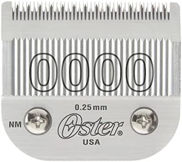 Oster Detachable Blade Size 0000 Fits Classic 76, Octane, Model One, Model 10 Clippers, 0.25 mm