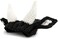 Zoo Snoods Bull Dog Costume (Medium) - Warm No Flap Ear Wrap Hood for Pets, Dog Outfit with Horns for Winters, Halloween, Christmas &amp; New Year, Soft Yarn Ear Covers