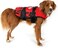 EzyDog Premium Doggy Flotation Device (DFD) - Adjustable Dog Life Jacket Preserver with Reflective Trim - Durable Grab Handle for Safety and Protection - 50% More Flotation Material (Large, Red)