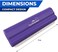 EquiGroomer Easy Groomer Shedding Brush For Dogs And Cats   Purple   Underpaint Tool For Large And Small Pets   Comb Removes Loose Dirt, Hair, And Fur   Perfect For Cleaning Short And Long Hair
