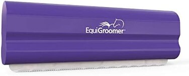 EquiGroomer Easy Groomer Shedding Brush For Dogs And Cats   Purple   Underpaint Tool For Large And Small Pets   Comb Removes Loose Dirt, Hair, And Fur   Perfect For Cleaning Short And Long Hair