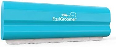 EquiGroomer Easy Groomer Shedding Brush For Dogs And Cats   Turquoise   Undercoat Tool For Large And Small Pets   Comb Removes Loose Dirt, Hair, And Fur   Perfect For Cleaning Short And Long Hair