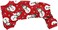Lanyarco Cute Snowman Christmas Dog Pajamas, Soft Cotton Xmas Christmas Pajamas for Dogs Holiday Pet Clothes Onesie PJS, Red Medium Back Length 16