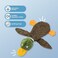 Best Pet Supplies 2-in-1 Fun Skin Stuffless Dog Squeaky Toy by - Wild Duck, Large