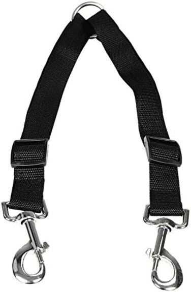 STGOOD No Tangle Dog Leash Coupler, Dual Double Dog Adjustable Splitter Lead Durable Walker Trainer Leash for Two Dogs