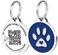 Pet Dwelling Smart Touch QR Code/NFC ID Tag Links to Free Online Profile w/Scanned GPS Location Stamp