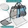 PetAmi Airline Approved Pet Carrier for Cat, Soft Sided Dog Carrier for Small Dogs, Cat Travel Supplies Accessories for Indoor Cats, Ventilated Pet Carrying Bag Medium Large Kitten Puppy, Large Blue