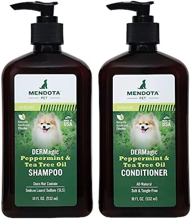 DERMagic Peppermint &amp; Tea Tree Oil Shampoo &amp; Conditioner 18 fl. oz.